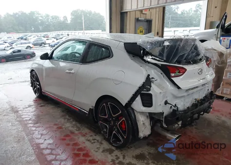 2020 Hyundai Veloster N из США, поврежденный, VIN KMHT36AH7LU006317